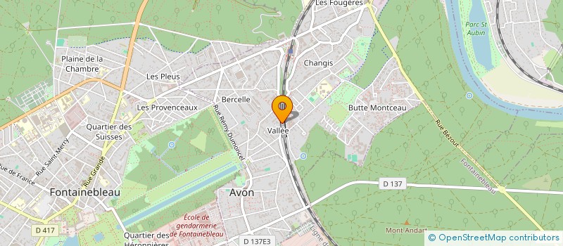 localisation de l'entreprise MADAME VALERIE GRANGE  AVON