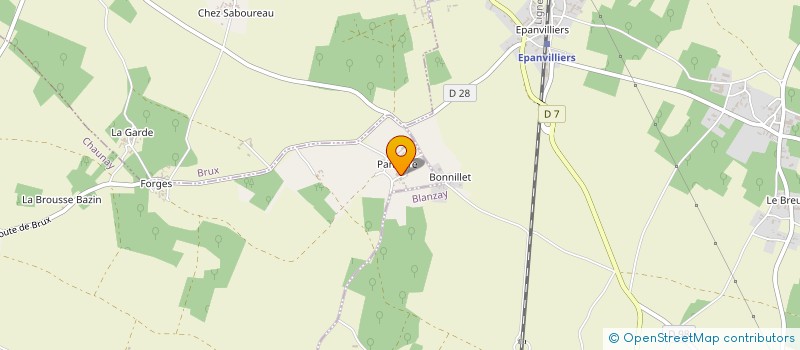 localisation de l'entreprise MADAME VALERIE GRANGER  CHAUNAY