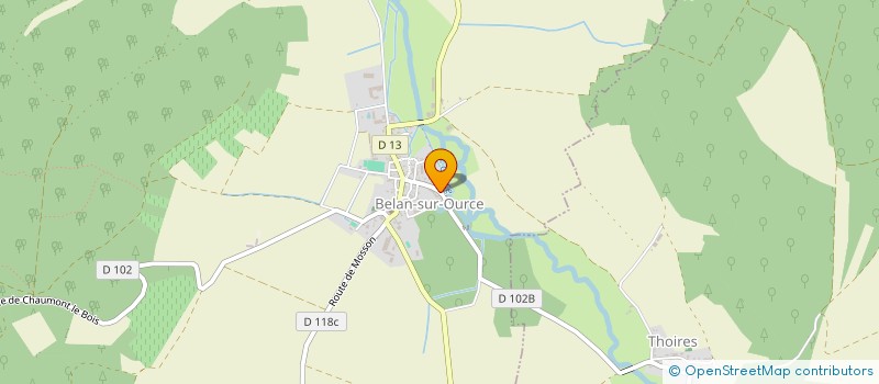 localisation de l'entreprise MADAME VALERIE GRAS à BELAN-SUR-OURCE