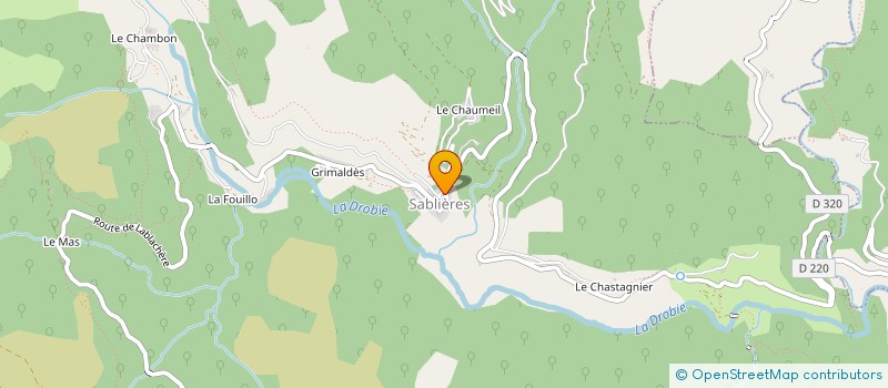 localisation de l'entreprise MADAME VALERIE GRATEREAU  JOYEUSE