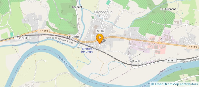 localisation de l'entreprise MADAME VALERIE GRATIA  LA REOLE