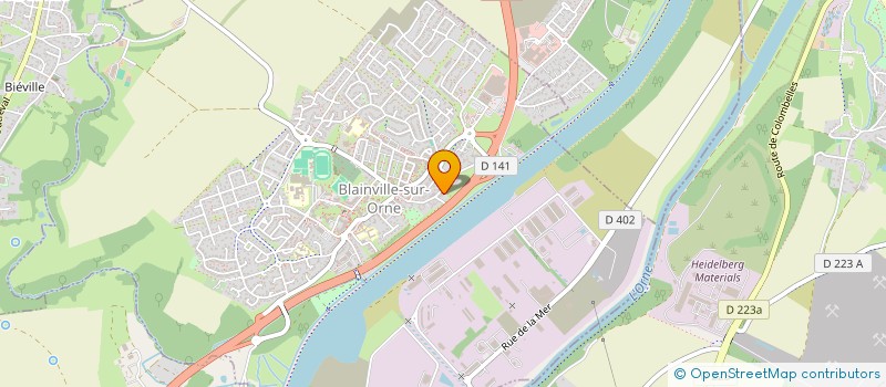 localisation de l'entreprise MADAME VALERIE GRENET à BLAINVILLE-SUR-ORNE