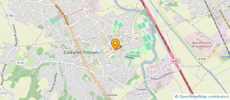 localisation de l'entreprise MADAME VALERIE GRIMA à CASTANET-TOLOSAN