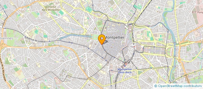 localisation de l'entreprise MADAME VALERIE GRIVEAU à MONTPELLIER