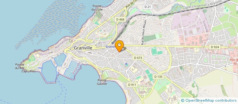 localisation de l'entreprise MADAME VALERIE GROSSE  GRANVILLE