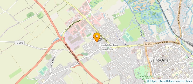 localisation de l'entreprise MADAME VALERIE GRUSON  SAINT-MARTIN-LEZ-TATINGHEM