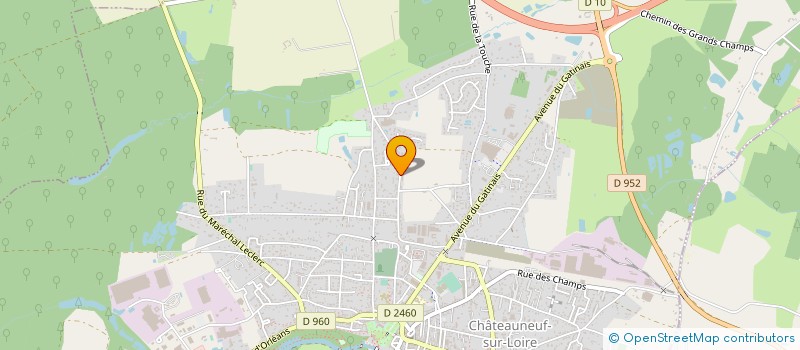 localisation de l'entreprise MADAME VALERIE GRZESKIEWICZ à CHATEAUNEUF-SUR-LOIRE