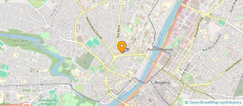localisation de l'entreprise MADAME VALERIE GUAIS à ANGERS