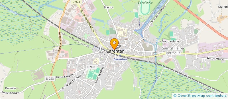 localisation de l'entreprise MADAME VALERIE GUERIN à CARENTAN-LES-MARAIS