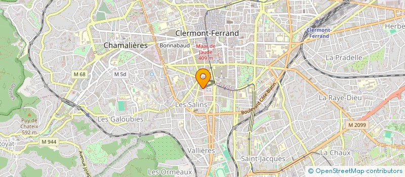 localisation de l'entreprise MADAME VALERIE GUERIN  CLERMONT-FERRAND