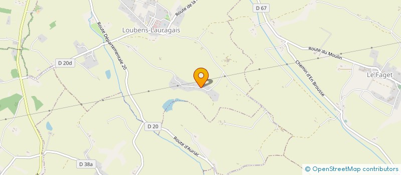 localisation de l'entreprise MADAME VALERIE GUERIN  LOUBENS-LAURAGAIS