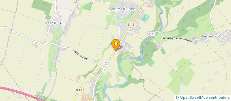 localisation de l'entreprise MADAME VALERIE GUERINEAU VALERIE  SAINTE-OUENNE