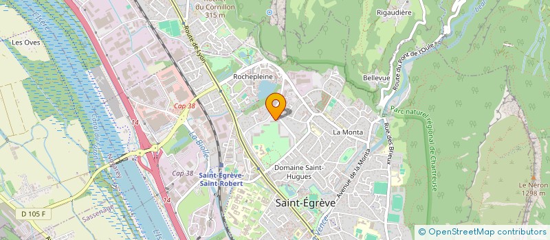 localisation de l'entreprise MADAME VALERIE GUERTIN  SAINT-EGREVE