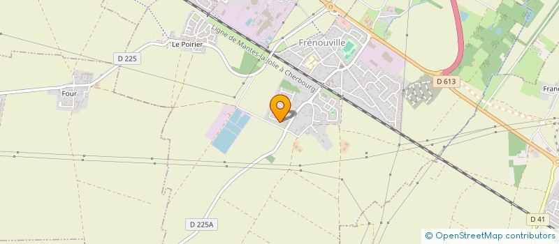 localisation de l'entreprise MADAME VALERIE GUEUDET  FRENOUVILLE