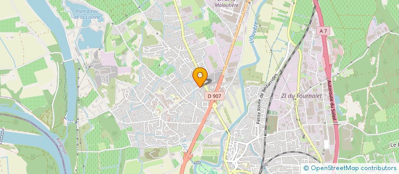 localisation de l'entreprise MADAME VALERIE GUICHAUX  SORGUES