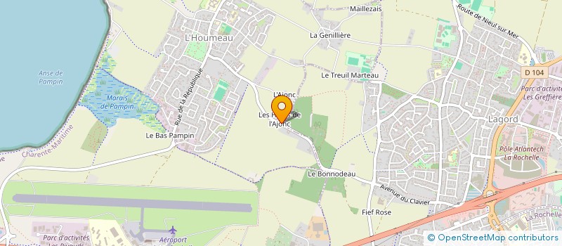 localisation de l'entreprise MADAME VALERIE GUILBAUD  L'HOUMEAU