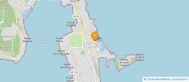 localisation de l'entreprise MADAME VALERIE GUILLAIN  SAINT-JEAN-CAP-FERRAT