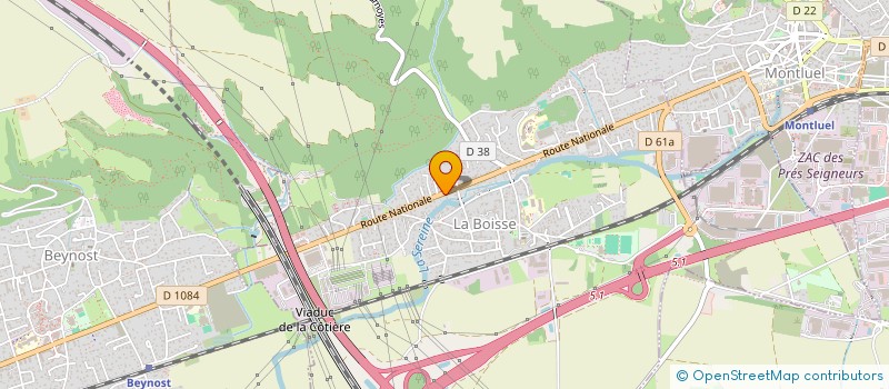 localisation de l'entreprise MADAME VALERIE GUILLARD  LA BOISSE