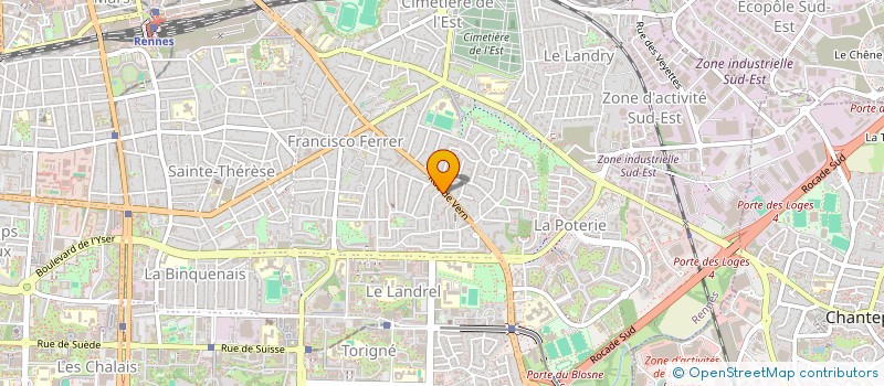 localisation de l'entreprise MADAME VALERIE GUILLAUDEUX  RENNES