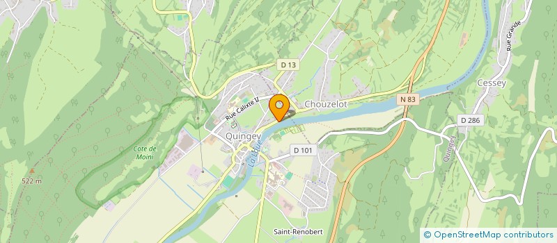 localisation de l'entreprise MADAME VALERIE GUILLEMIN  FOURG