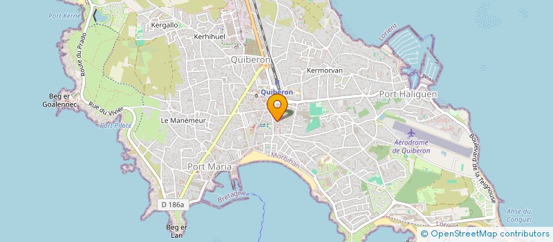 localisation de l'entreprise MADAME VALERIE GUILLEVIC à QUIBERON