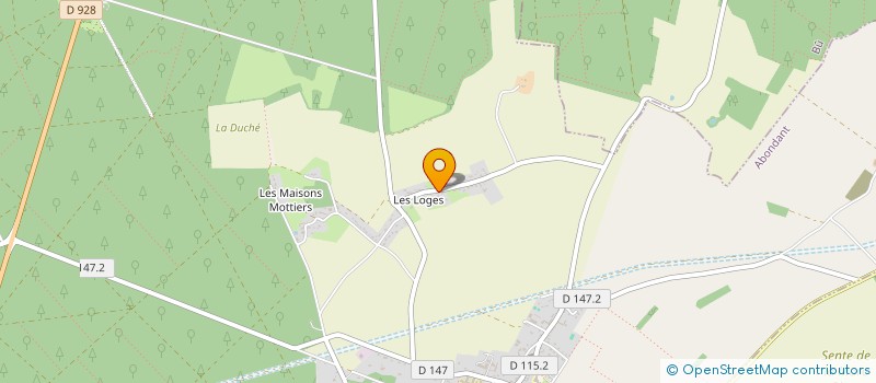 localisation de l'entreprise MADAME VALERIE GUILLON à ABONDANT