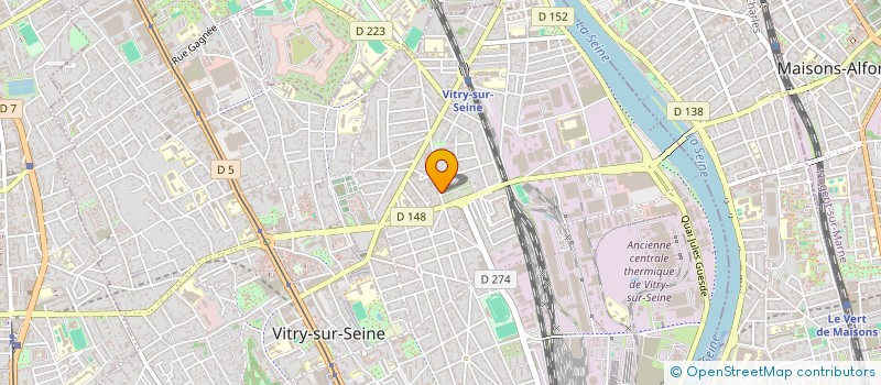 localisation de l'entreprise MADAME VALERIE GUILLOT à VITRY-SUR-SEINE