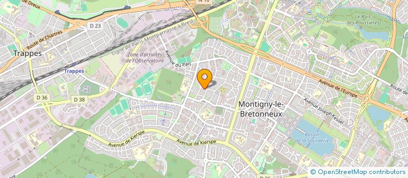 localisation de l'entreprise MADAME VALERIE GUILLOT à MONTIGNY-LE-BRETONNEUX