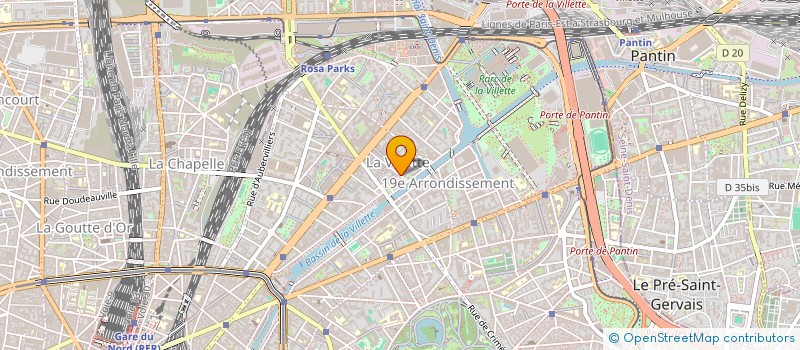 localisation de l'entreprise MADAME VALERIE GUILLOT BENETEAU  PARIS