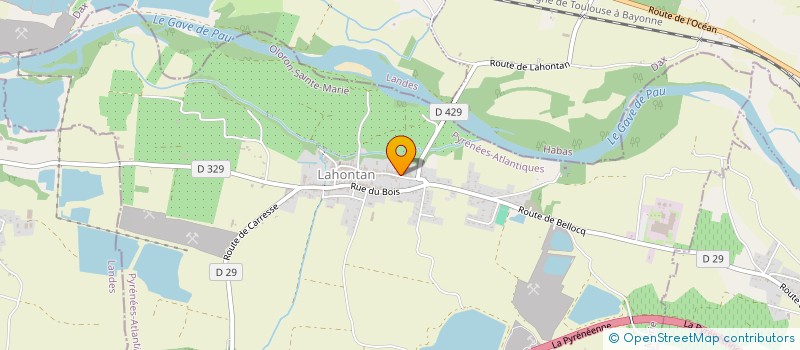 localisation de l'entreprise MADAME VALERIE GUIMONT  LAHONTAN