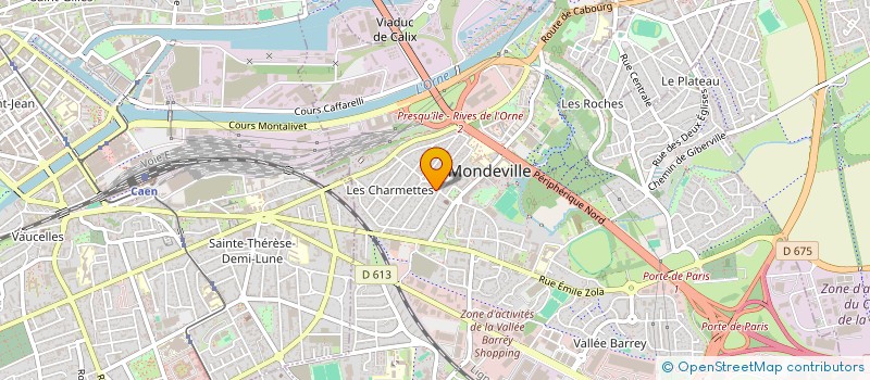 localisation de l'entreprise MADAME VALERIE GUYOMARD à MONDEVILLE