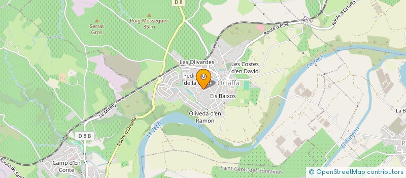 localisation de l'entreprise MADAME VALERIE HAINIGUE  ORTAFFA