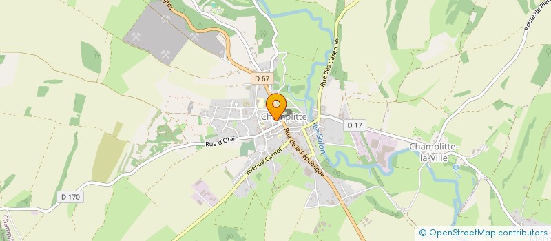 localisation de l'entreprise MADAME VALERIE HALLEUR  CHAMPLITTE