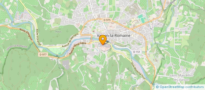 localisation de l'entreprise MADAME VALERIE HAMERY à VAISON-LA-ROMAINE