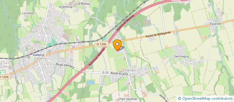 localisation de l'entreprise MADAME VALERIE HANUS  CHENEX