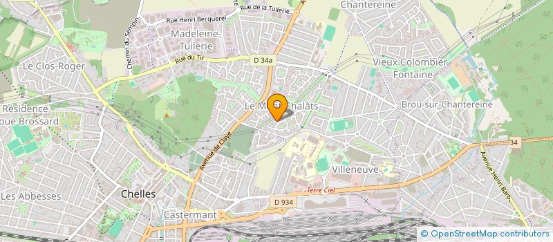 localisation de l'entreprise MADAME VALERIE HARD  CHELLES