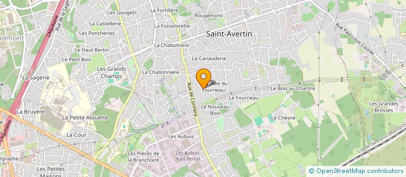 localisation de l'entreprise MADAME VALERIE HARNY à SAINT-AVERTIN