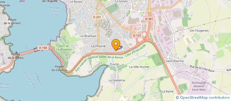 localisation de l'entreprise MADAME VALERIE HARO  SAINT-MALO