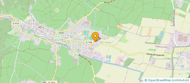 localisation de l'entreprise MADAME VALERIE HARRER  RIBEAUVILLE