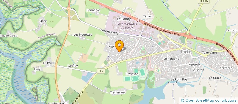 localisation de l'entreprise MADAME VALERIE HAUTENNE  THEIX-NOYALO