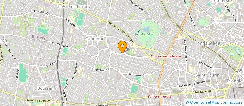 localisation de l'entreprise MADAME VALERIE HECTOR  BORDEAUX