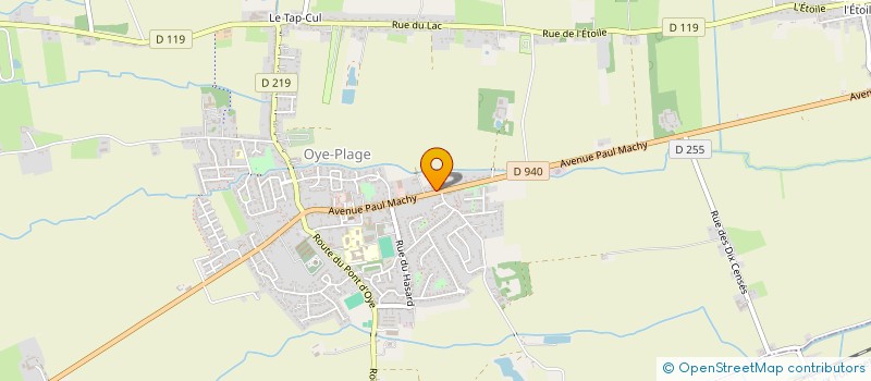 localisation de l'entreprise MADAME VALERIE HENON  OYE-PLAGE