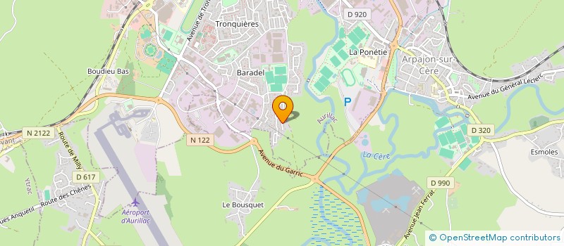 localisation de l'entreprise MADAME VALERIE HENRY à AURILLAC