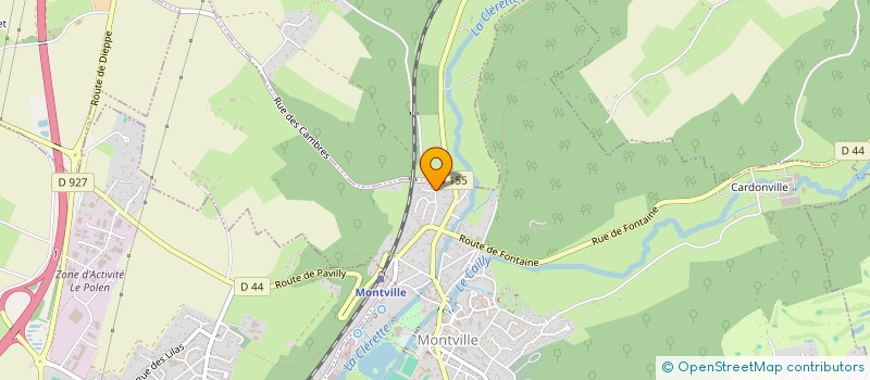 localisation de l'entreprise MADAME VALERIE HEQUET  MONTVILLE