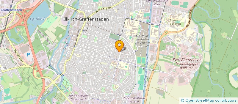 localisation de l'entreprise MADAME VALERIE HERISSAN  ILLKIRCH-GRAFFENSTADEN