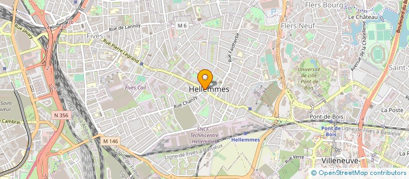 localisation de l'entreprise MADAME VALERIE HERNOU à LILLE