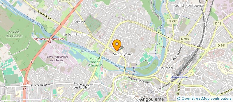 localisation de l'entreprise MADAME VALERIE HERTZOG à ANGOULEME