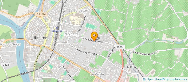localisation de l'entreprise MADAME VALERIE HERVE à LIBOURNE