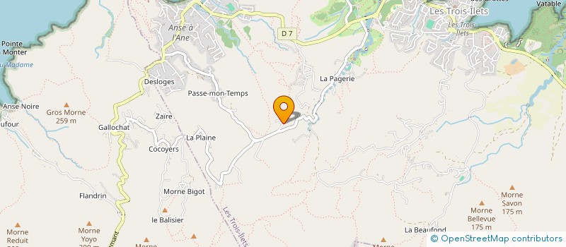 localisation de l'entreprise MADAME VALERIE HIERSO à LES TROIS-ILETS