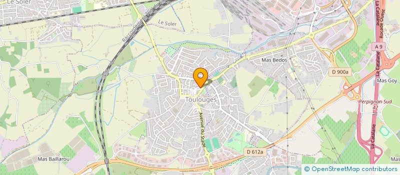 localisation de l'entreprise MADAME VALERIE HILI  TOULOUGES